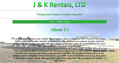 Desktop Screenshot of jkrentalsltd.com