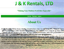 Tablet Screenshot of jkrentalsltd.com